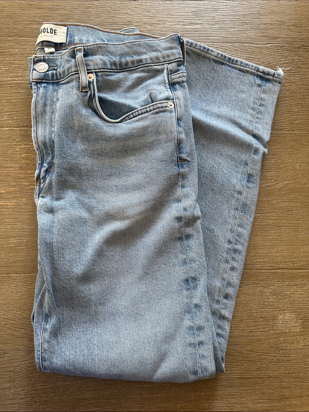 Agolde Light Blue Jeans - Classic Straight Fit